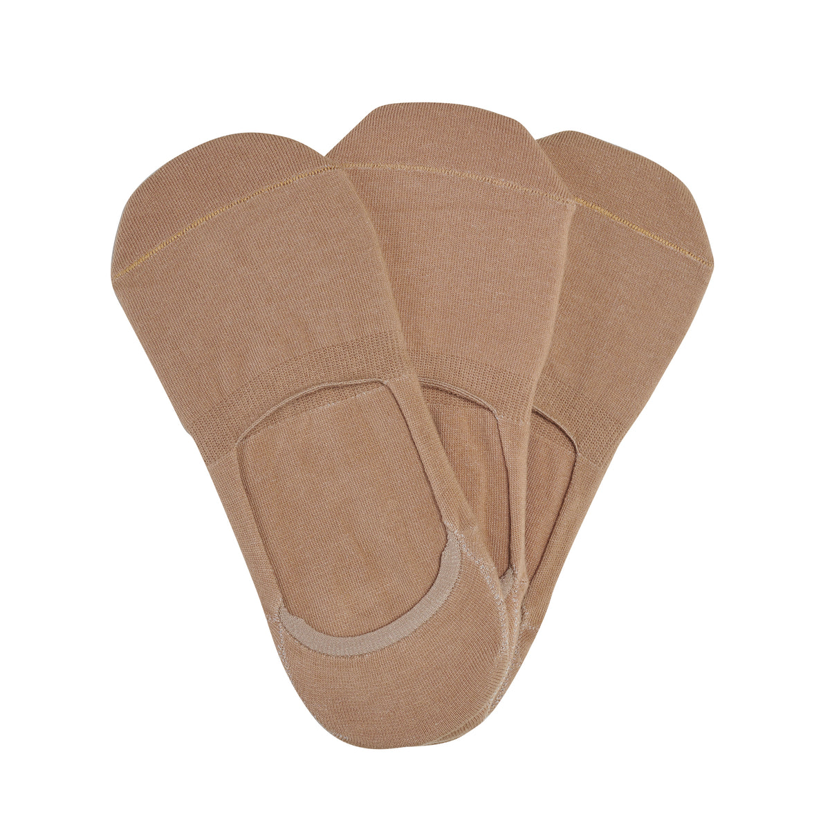 RN Sockettes 3pc Caramel