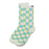 RN Socks White/Blue Checks