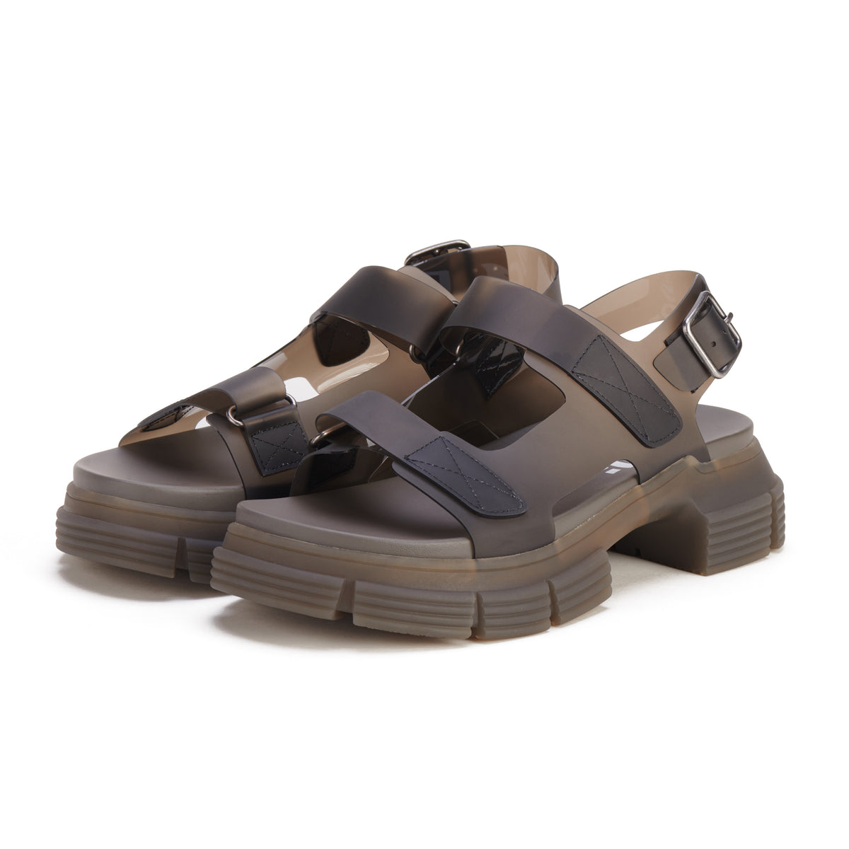 Jelly Sandal Clear Grey – Rollie Nation