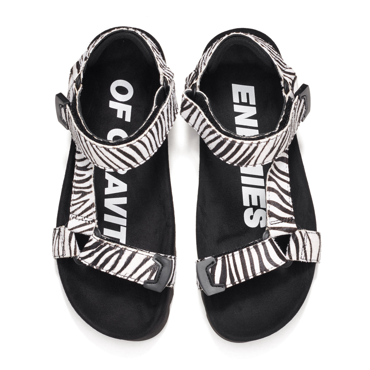 Sandal Tooth Wedge Zebra