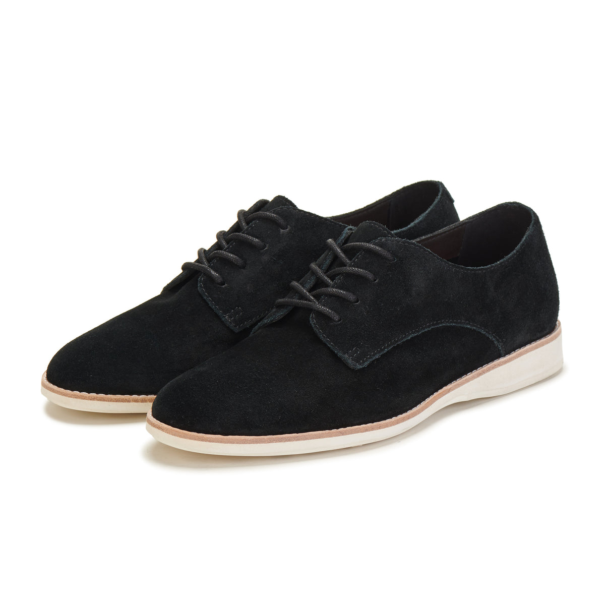 Derby Super Soft Black Suede