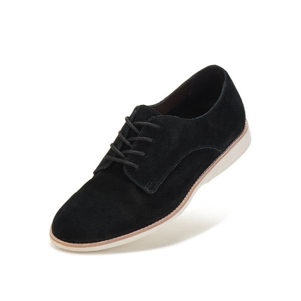 Derby Super Soft Black Suede