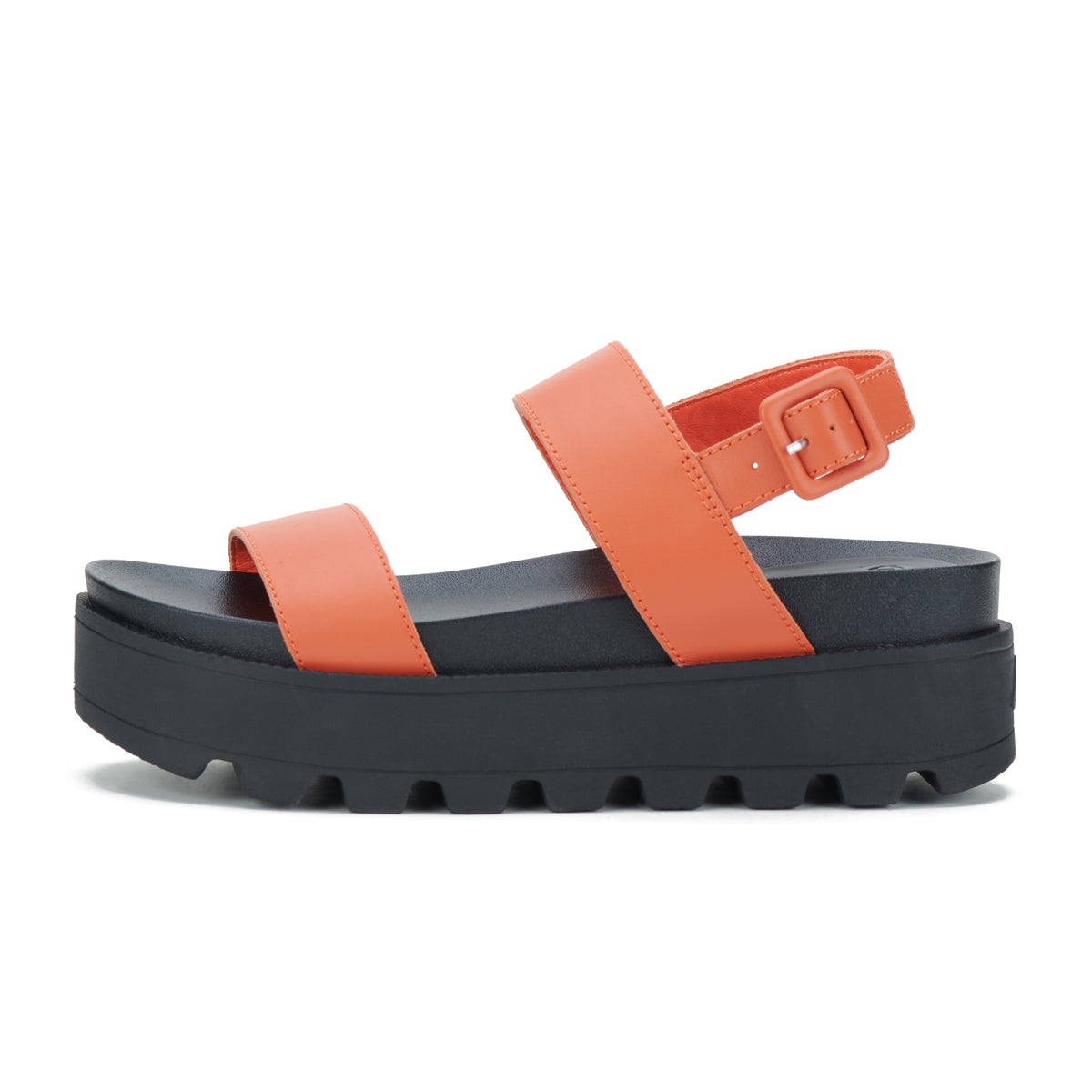 Zeze Wedge Strap Tangerine/Blk