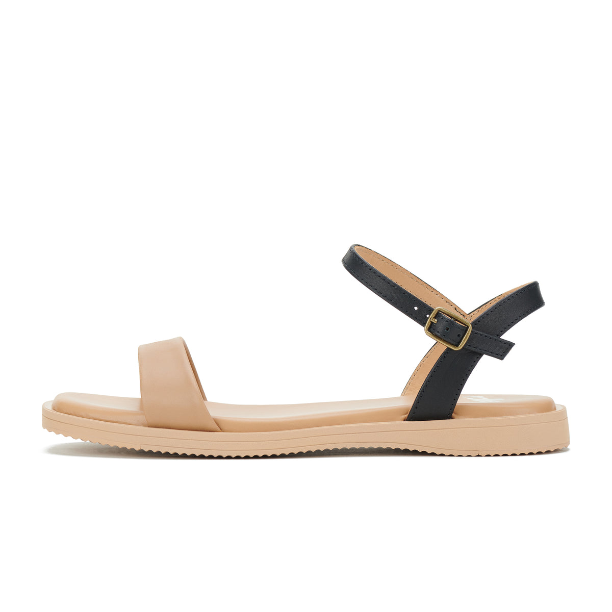 Sandal Soft Tan/Black