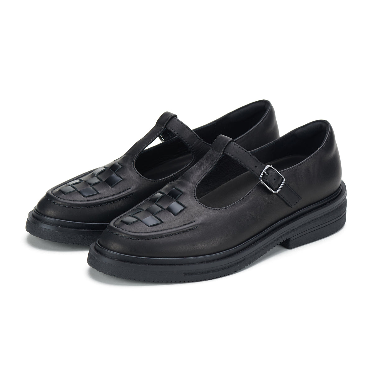 T-Bar Loafer Rise All Black