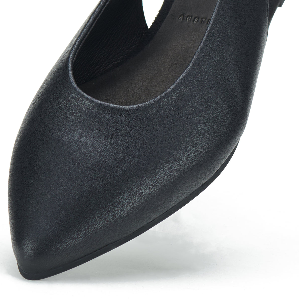 Pointed Slingback All Black