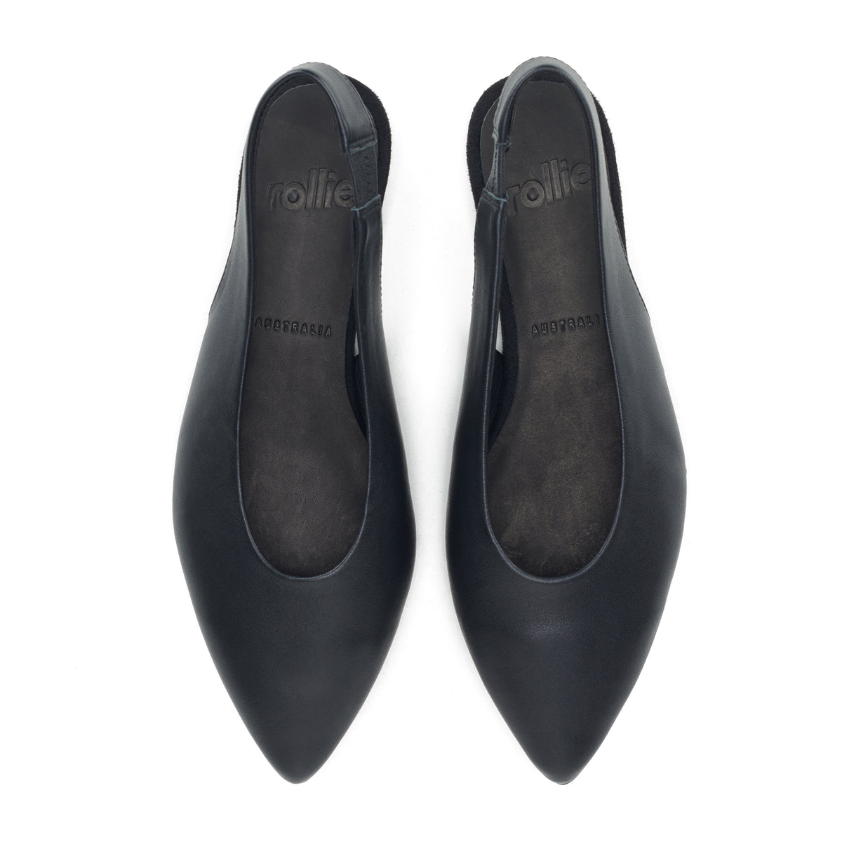 Pointed Slingback All Black