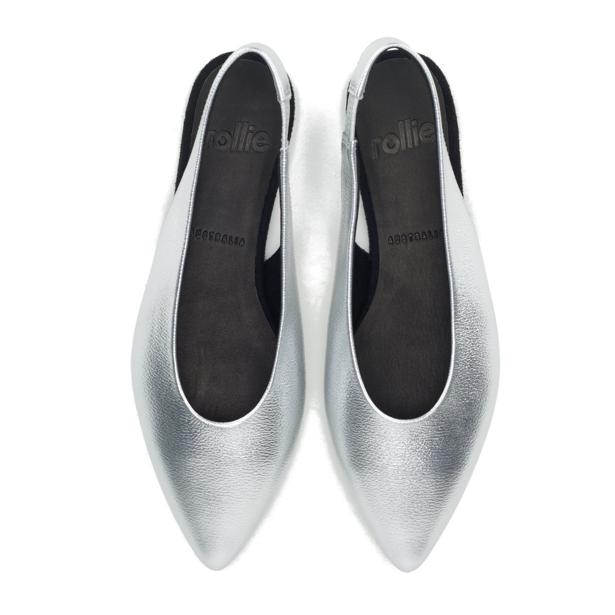 Pointed Slingback Silver