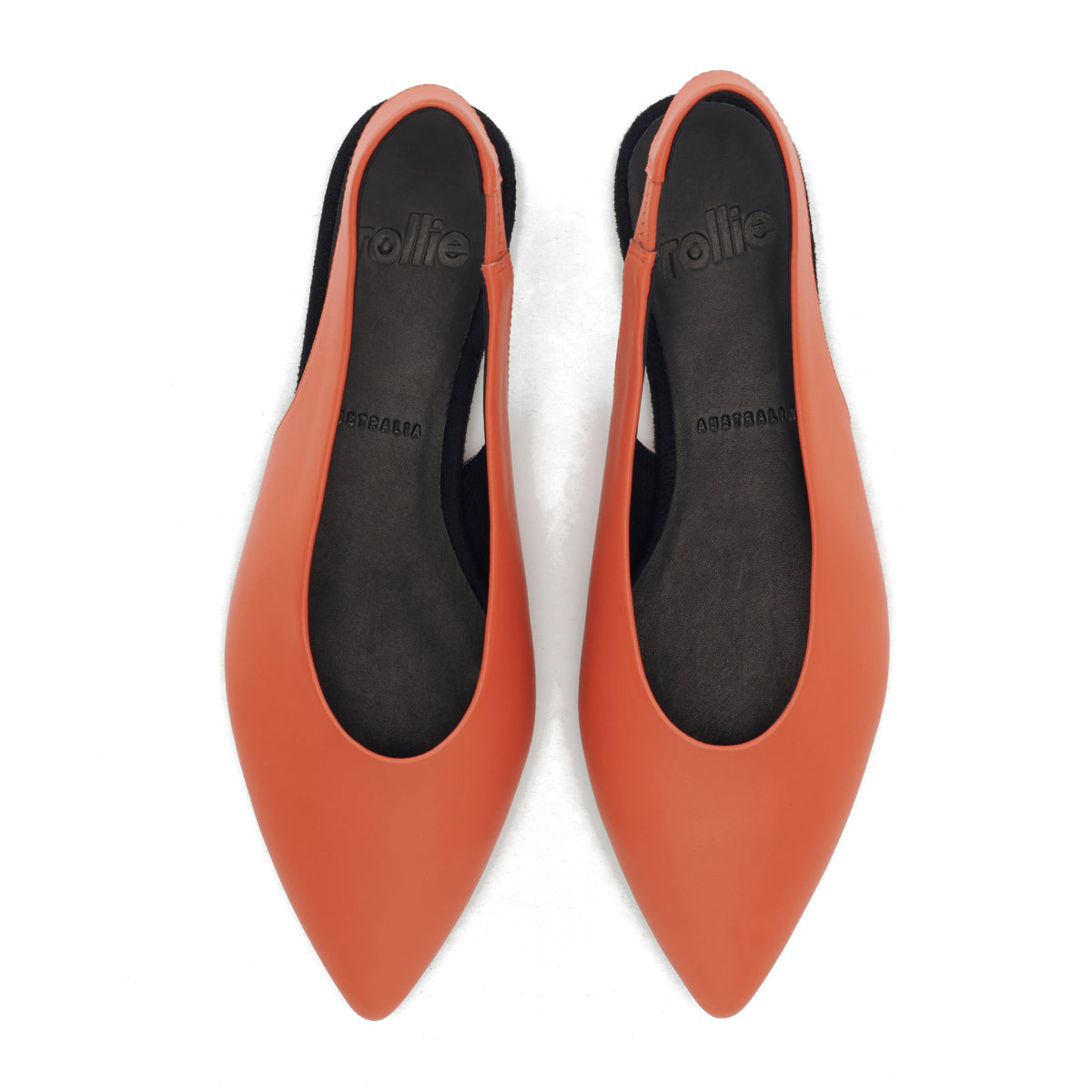 Pointed Slingback Tangerine