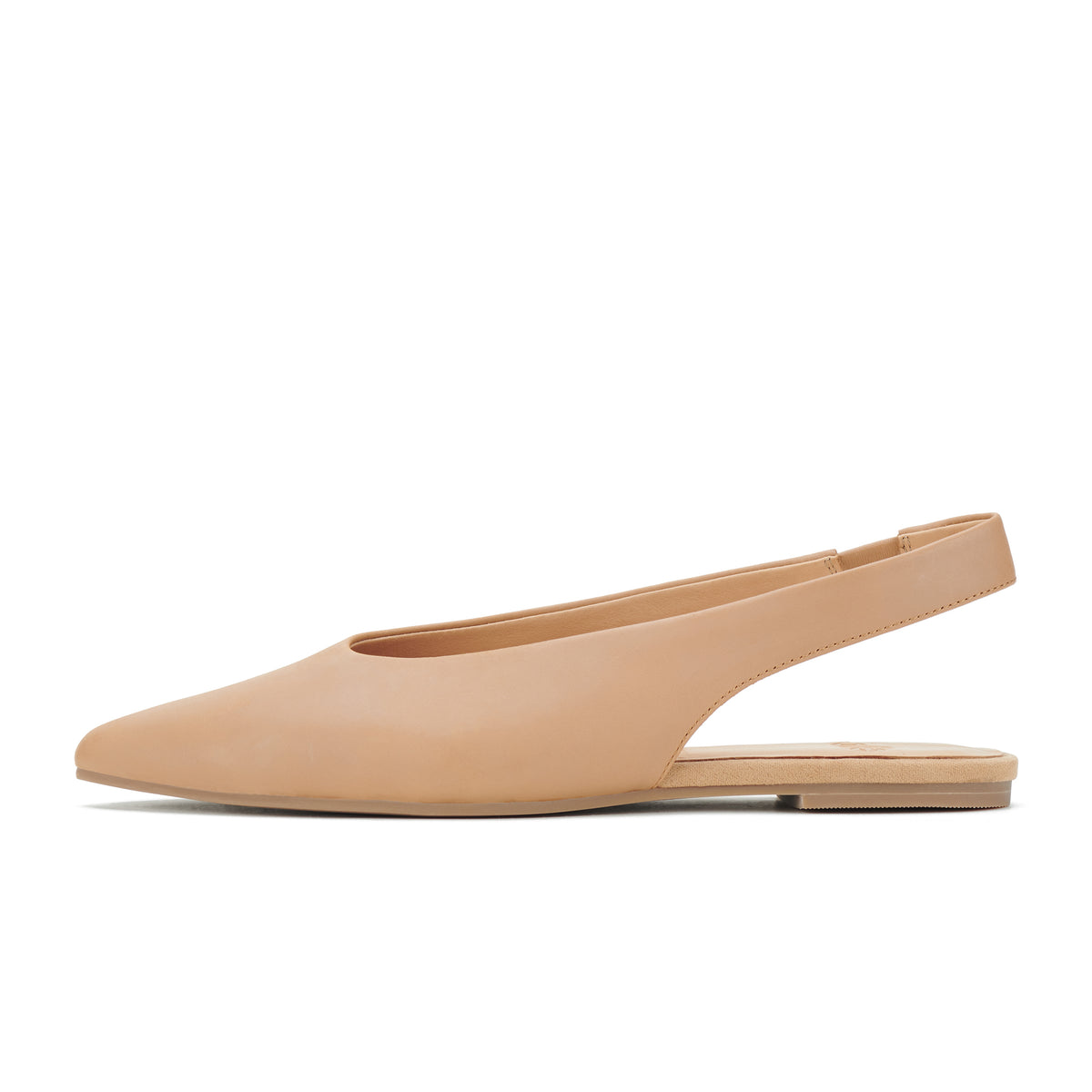 Pointed Slingback Soft Tan