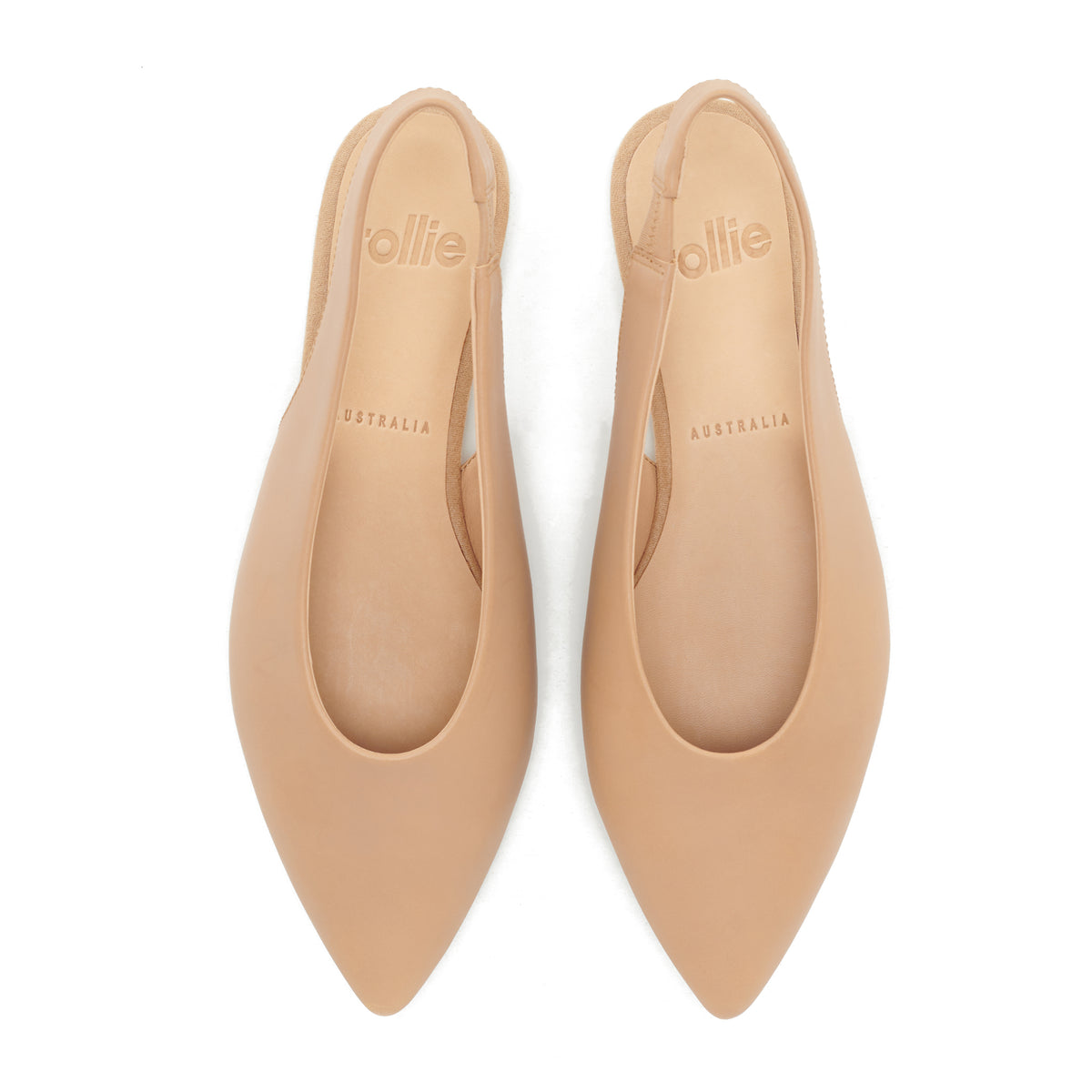 Pointed Slingback Soft Tan