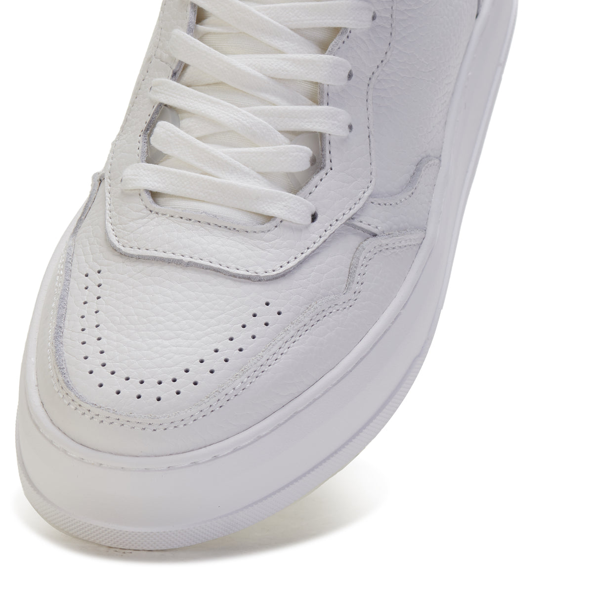 CourtPro Mens Hi White Tumble