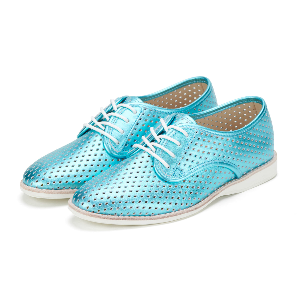 Derby Punch Turquoise Metallic