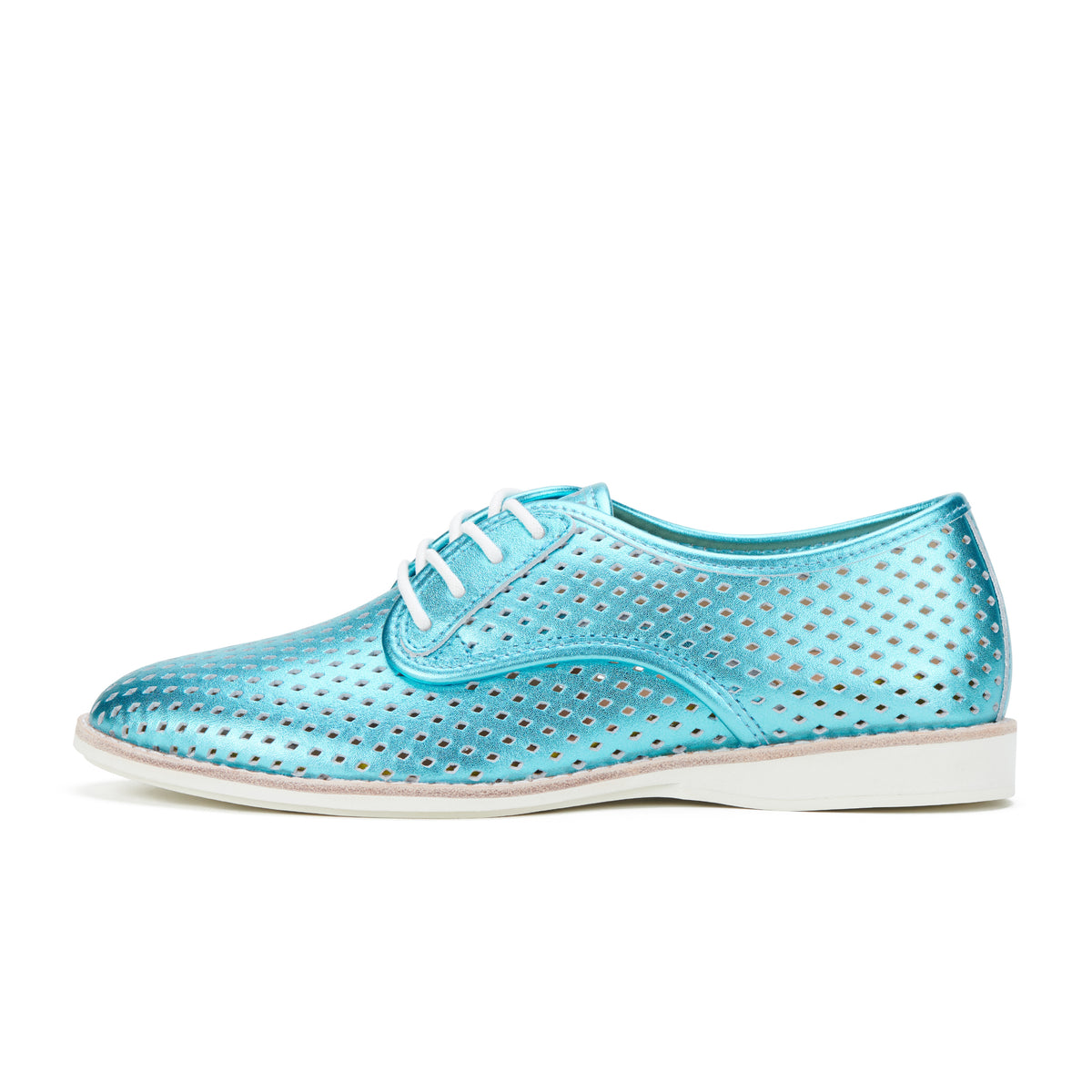 Derby Punch Turquoise Metallic