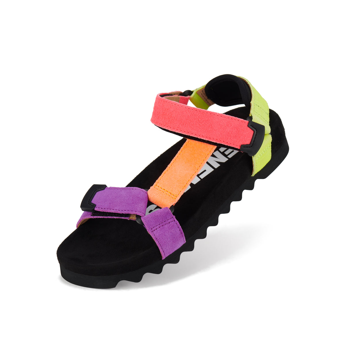 Sandal Tooth Wedge Neon Pop