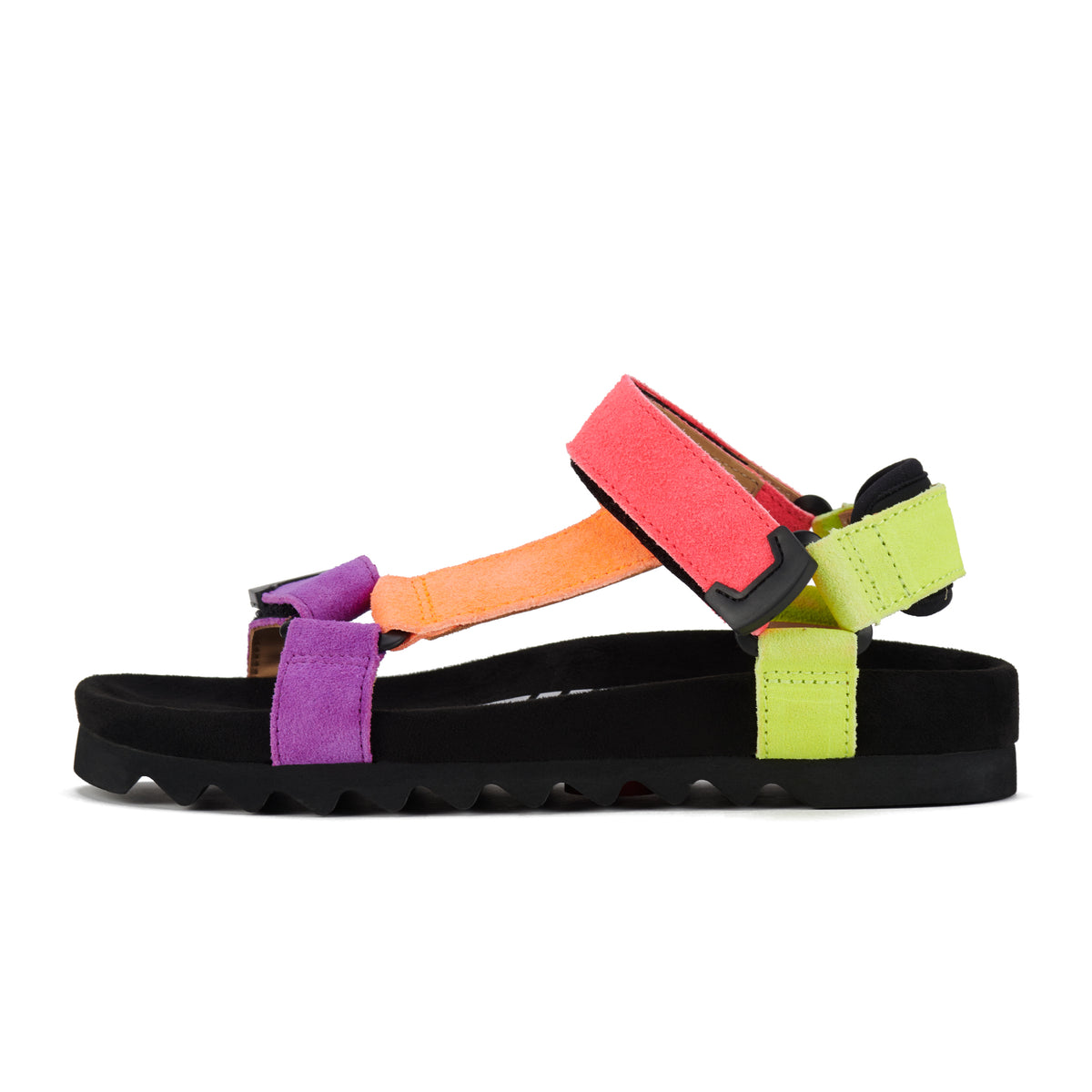 Sandal Tooth Wedge Neon Pop