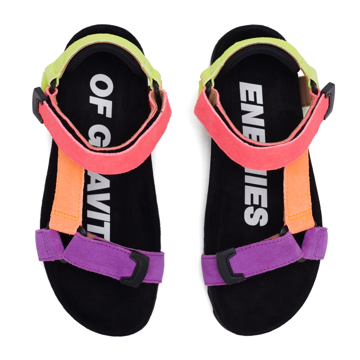 Sandal Tooth Wedge Neon Pop