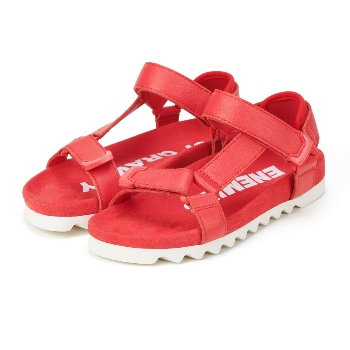 Sandal Tooth Wedge Fiesta Red