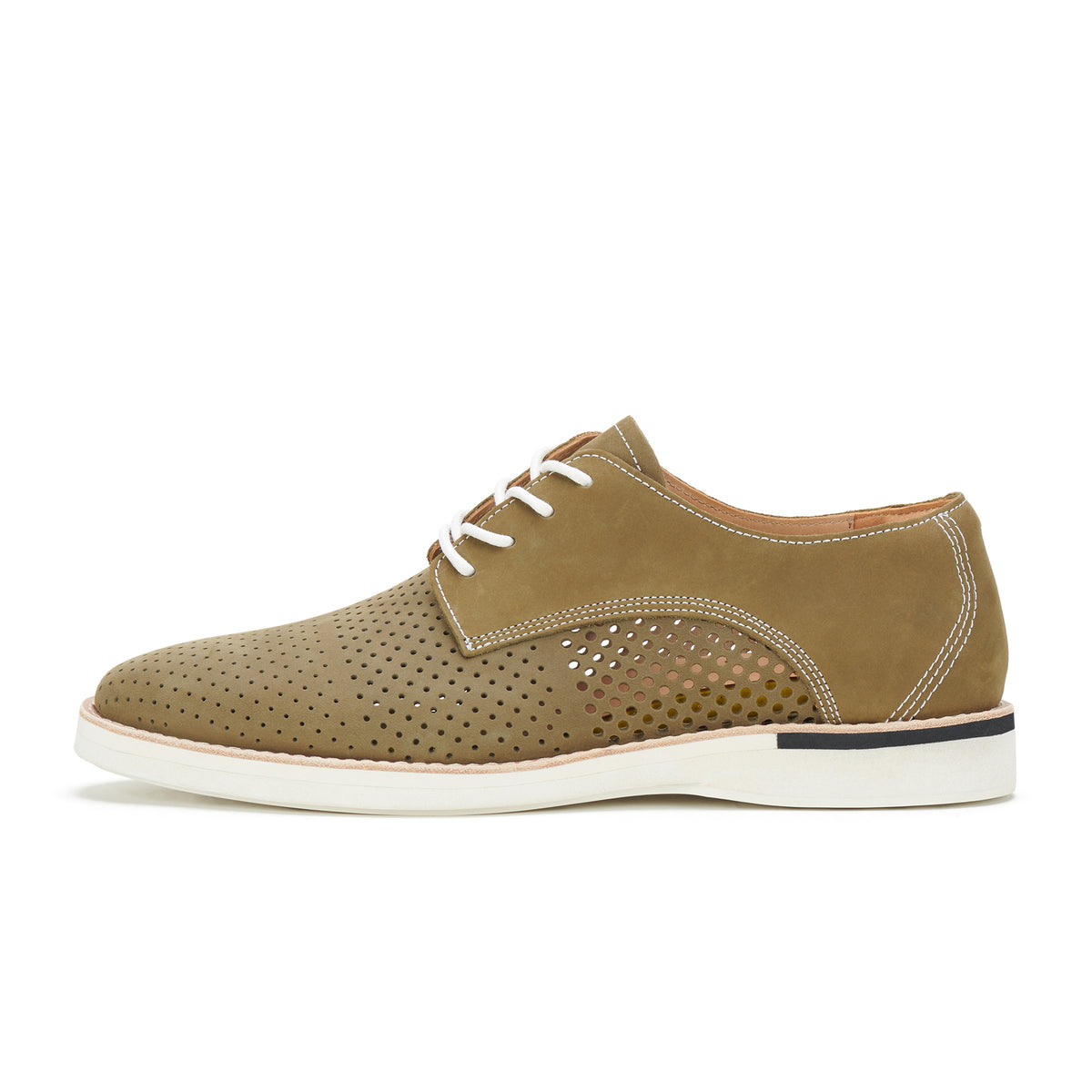 Derby Mens Punch Stack Khaki