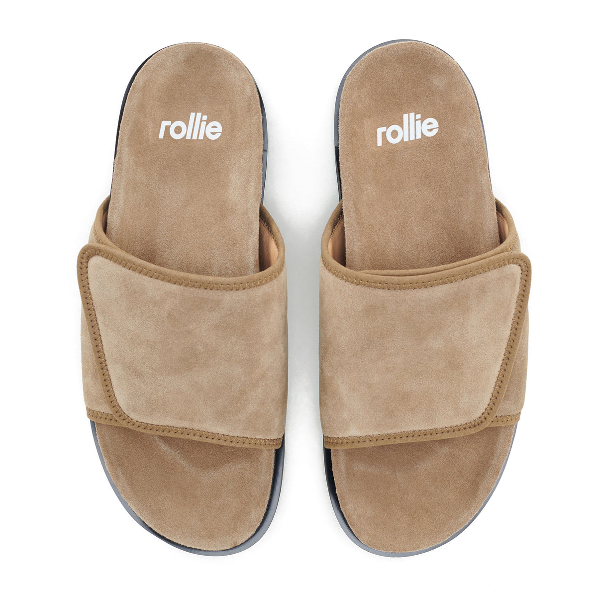 Rhodes Mens Slide Desert Suede