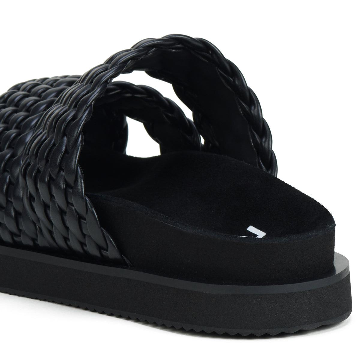 Rhodes Cross Slide Black Weave