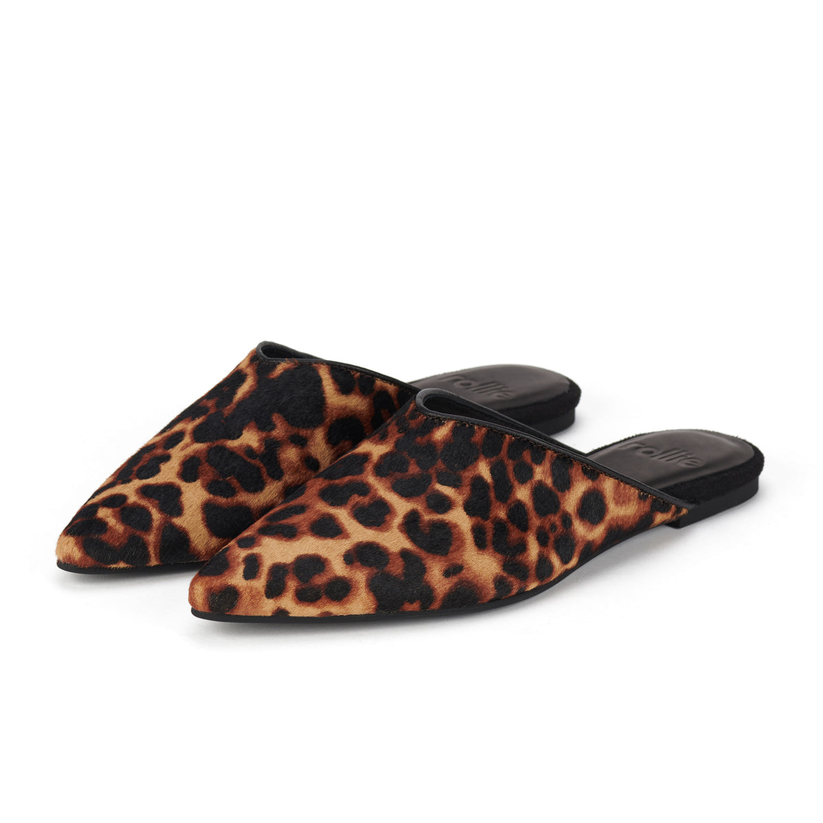 Pointed Mule Dark Camel Leopard