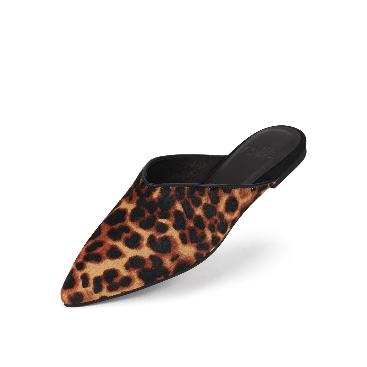 Pointed Mule Dark Camel Leopard