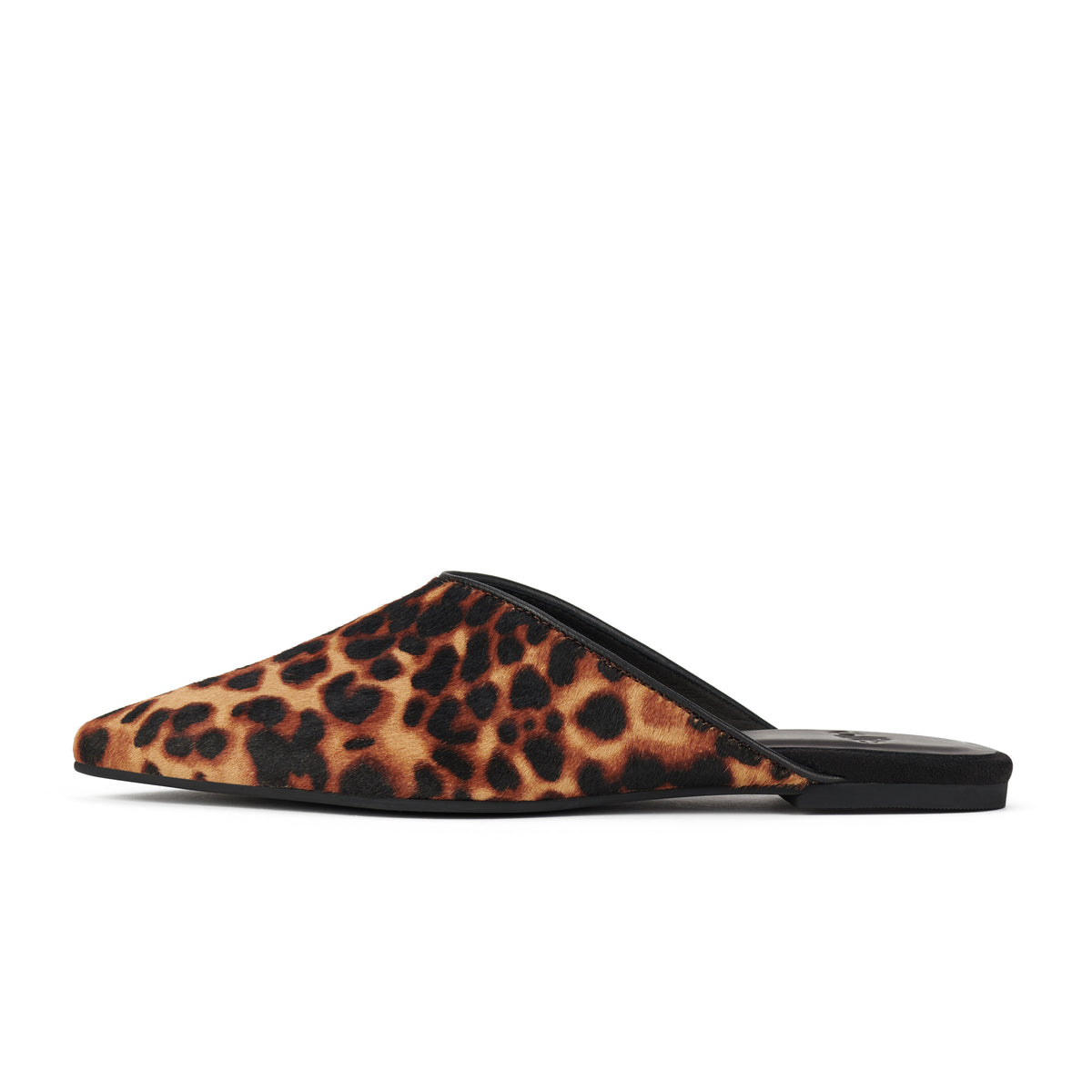 Pointed Mule Dark Camel Leopard