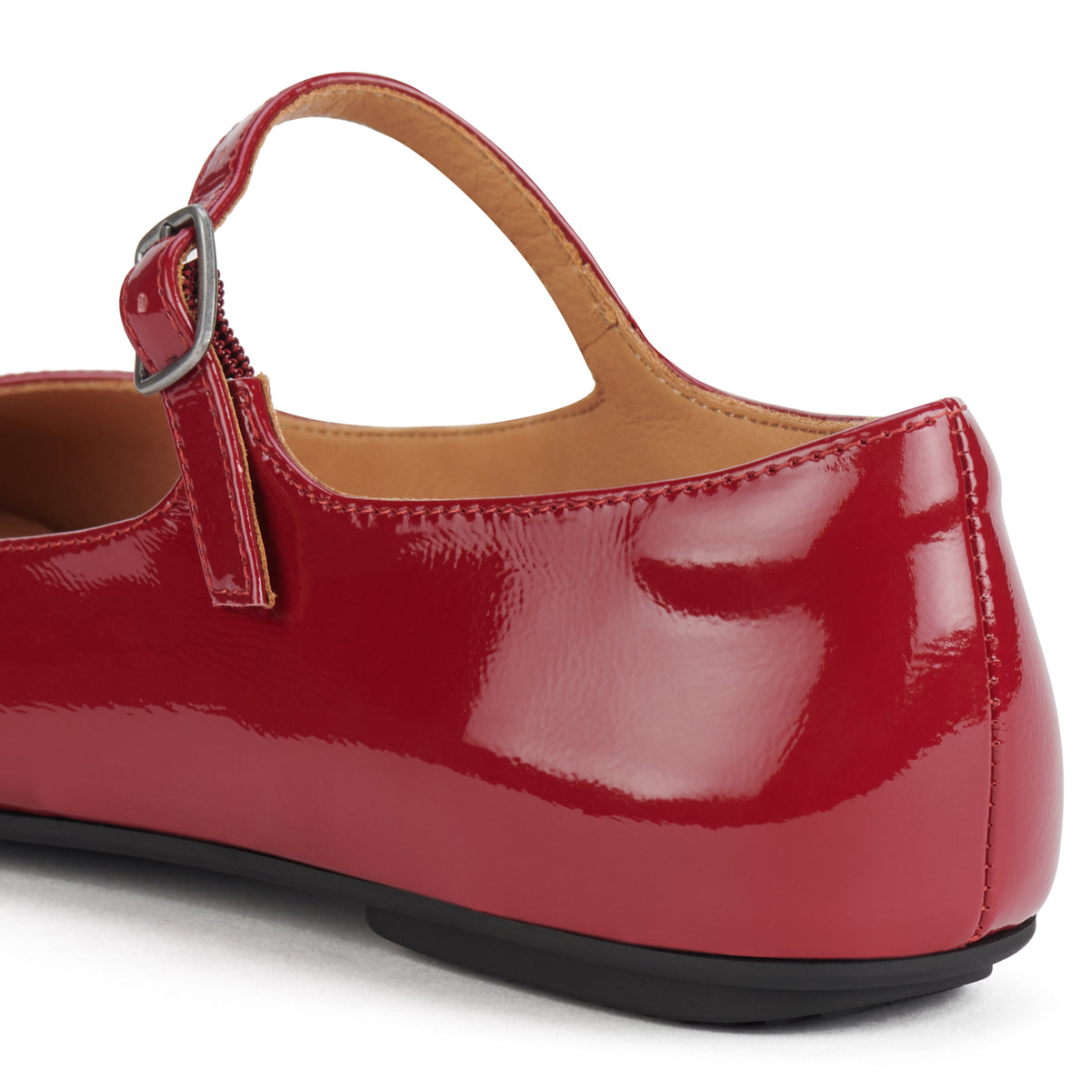 Ballet MJ Square Toe Merlot Patent