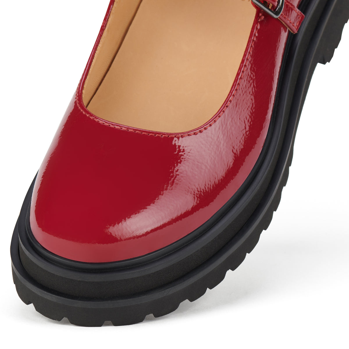 Mary Jane Step Merlot Patent