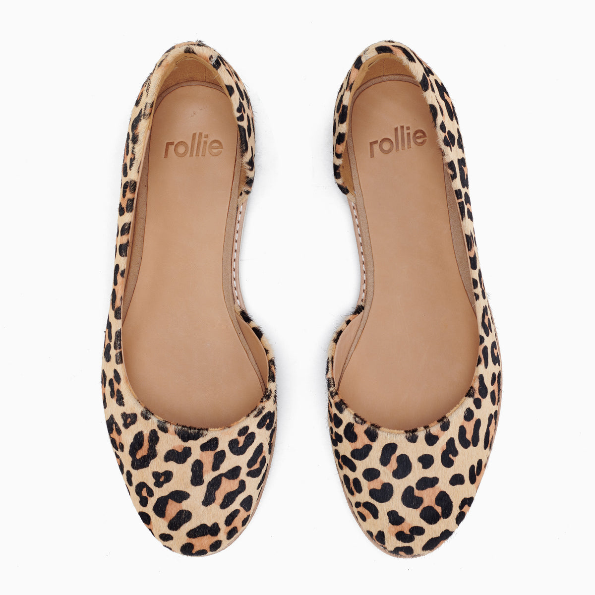 Derby D'Orsay Camel Leopard