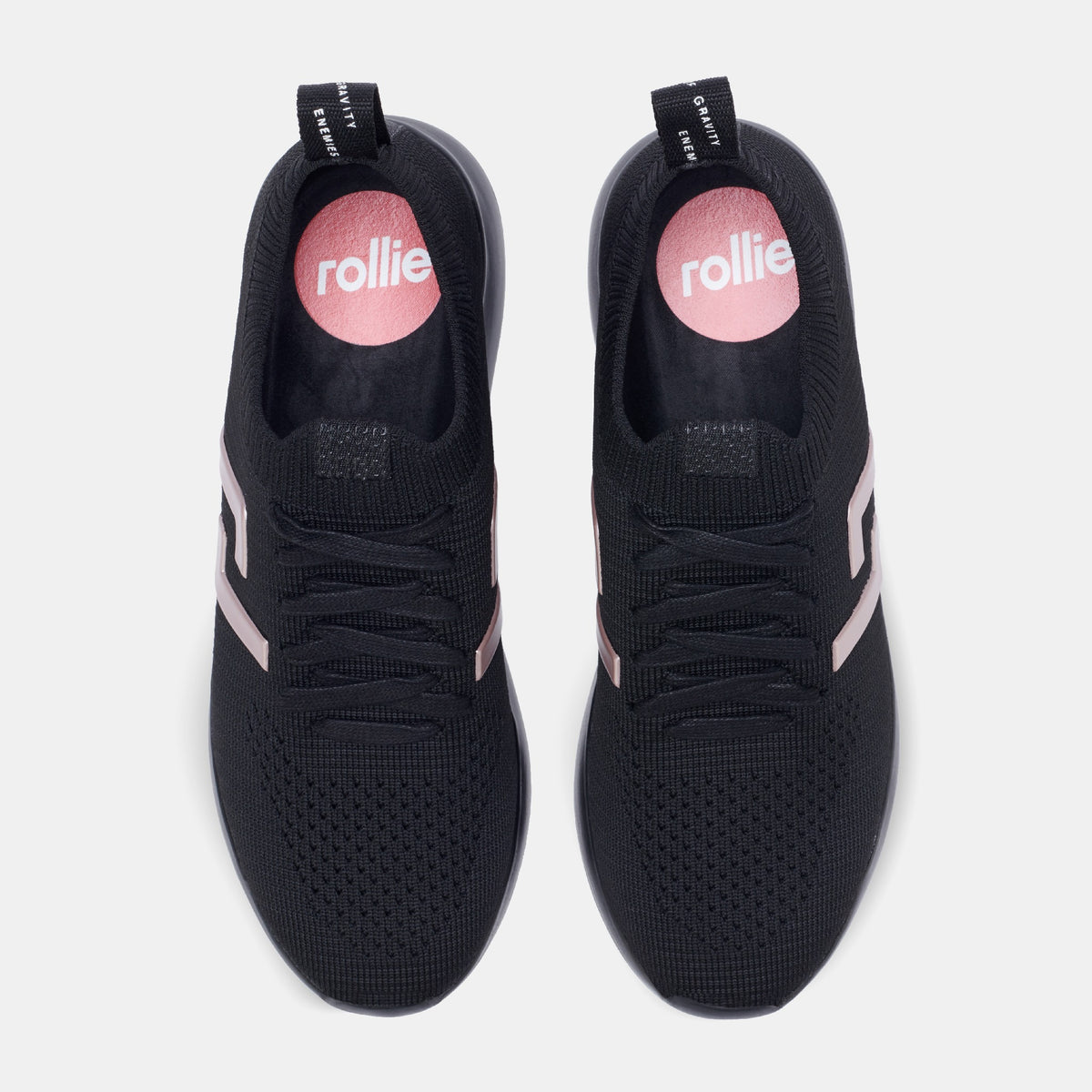 Bolt All Black/Rose Gold