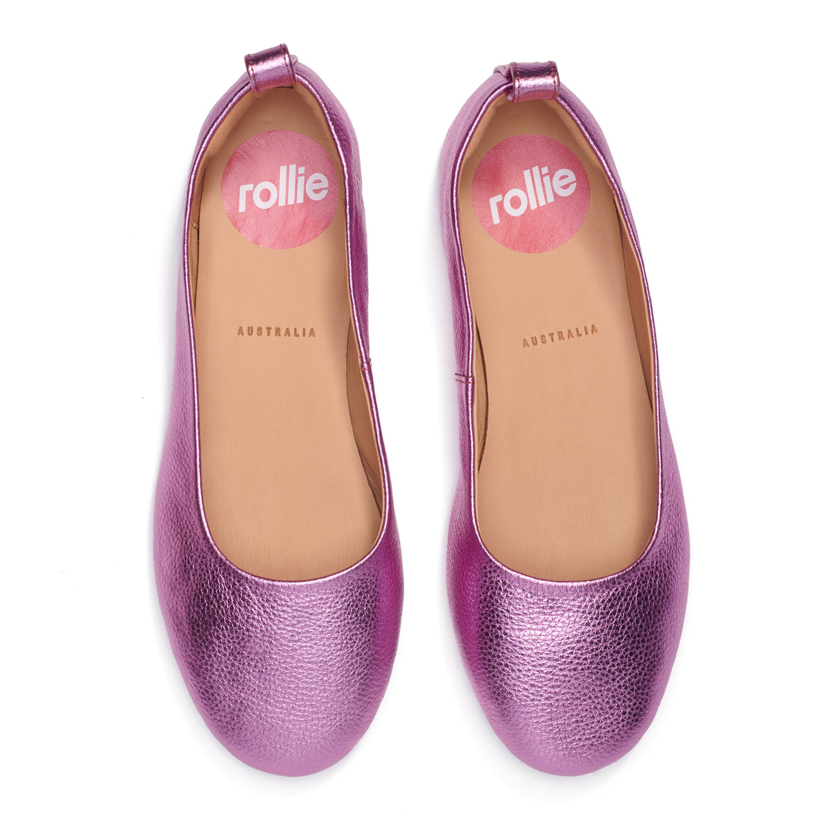 Ballet Soft Pink Metallic Tumble